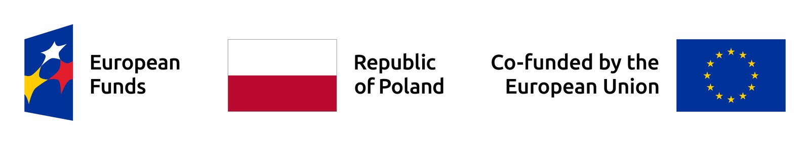 Logos: European Funds, Republic of Poland, Co-funded by the European Union